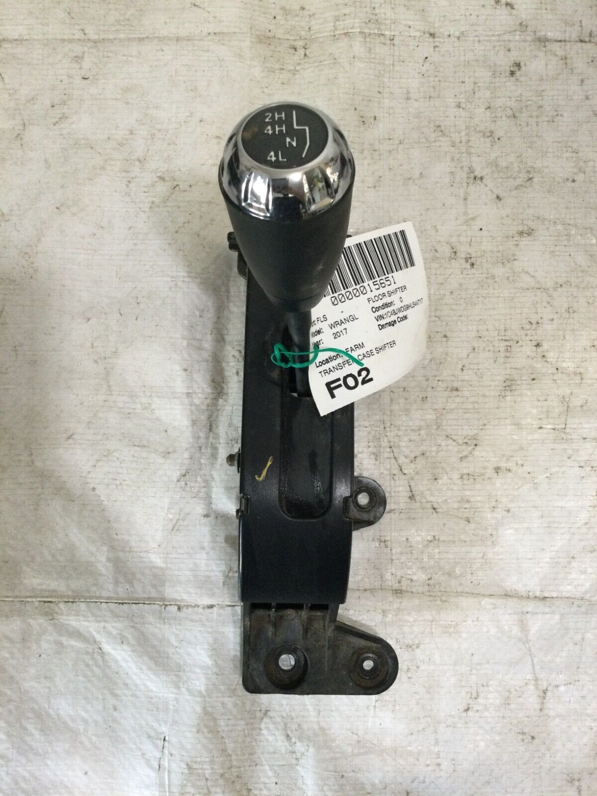 2017 Jeep Wrangler  Transfer Case Shifter  P52060062AG OEM