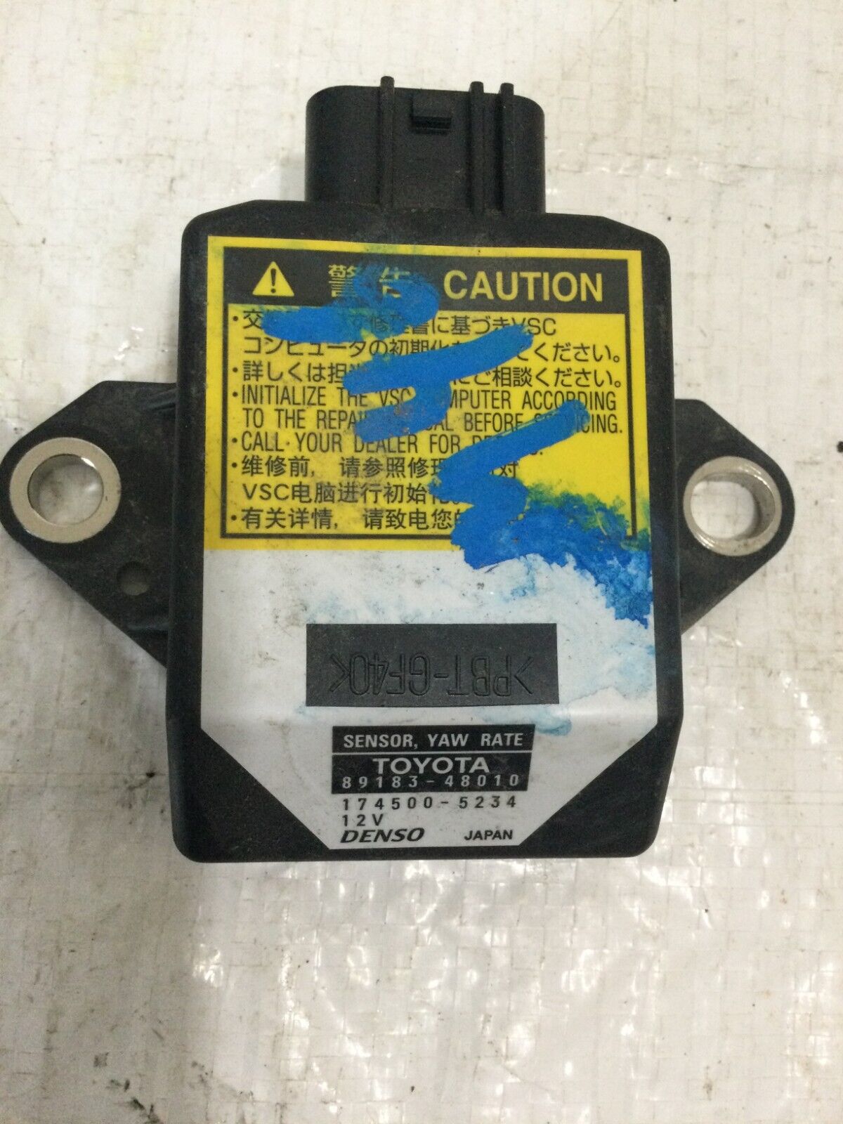 2004-2009 Toyota Prius Yaw Rate Sensor Stability Control Module OEM 89183-48010
