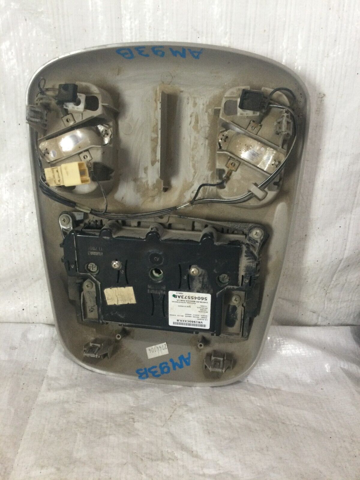 2002-2005 Dodge Ram 2500 Overhead Console Dome Map Light OEM