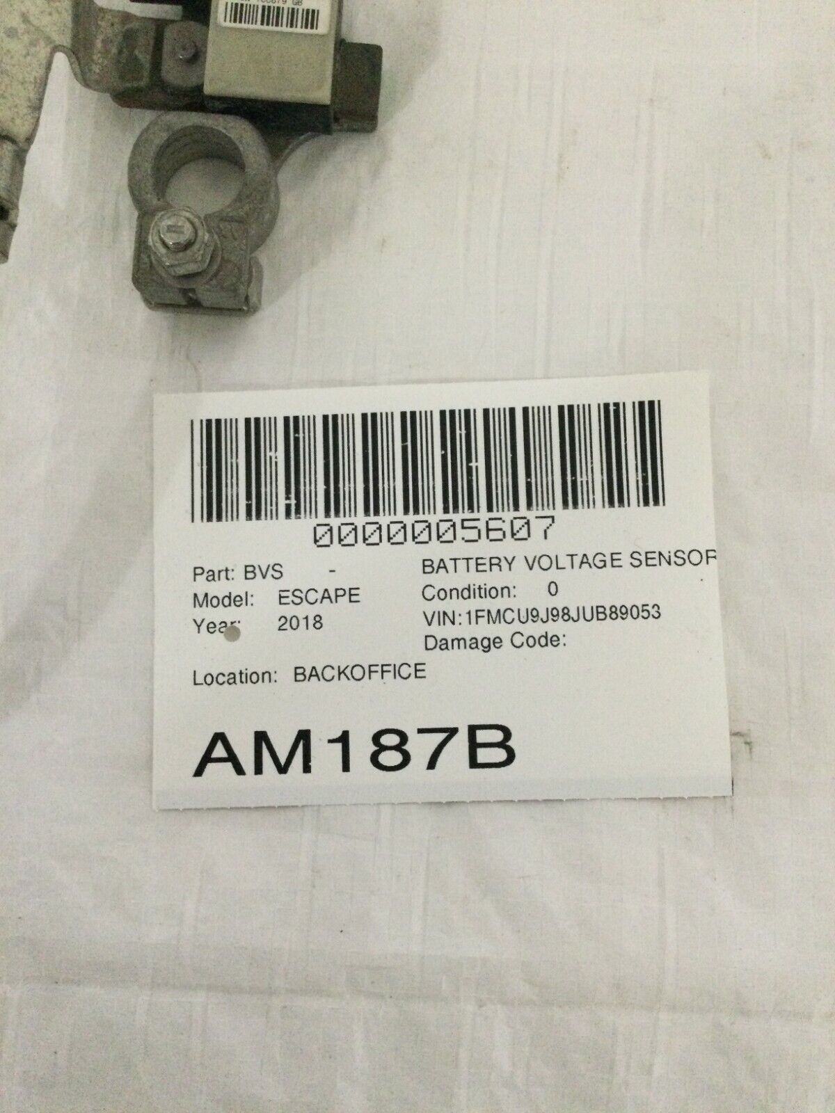 2018 Ford Escape Battery Terminal Sensor AV6N-10C679-BF Module OEM