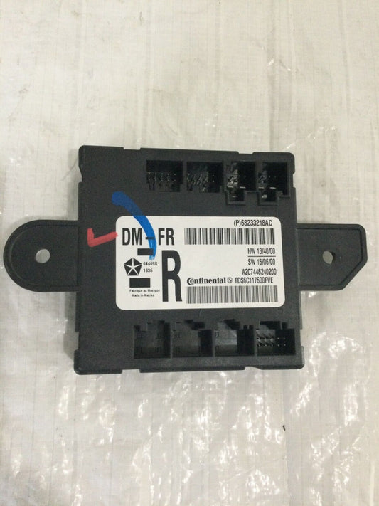 2016-2017 RAM 2500 3500 Front Right Door Control Module 6.7L Diesel 68233218AC