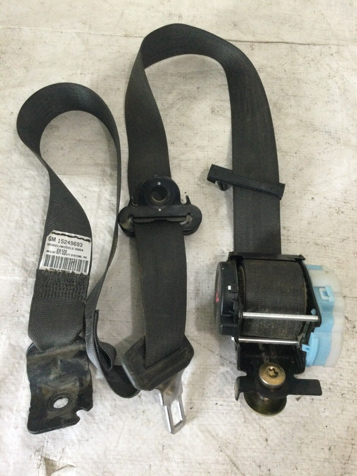2005 Chevrolet Silverado 1500 Rear Right Seat Belt GM 15249689 OEM