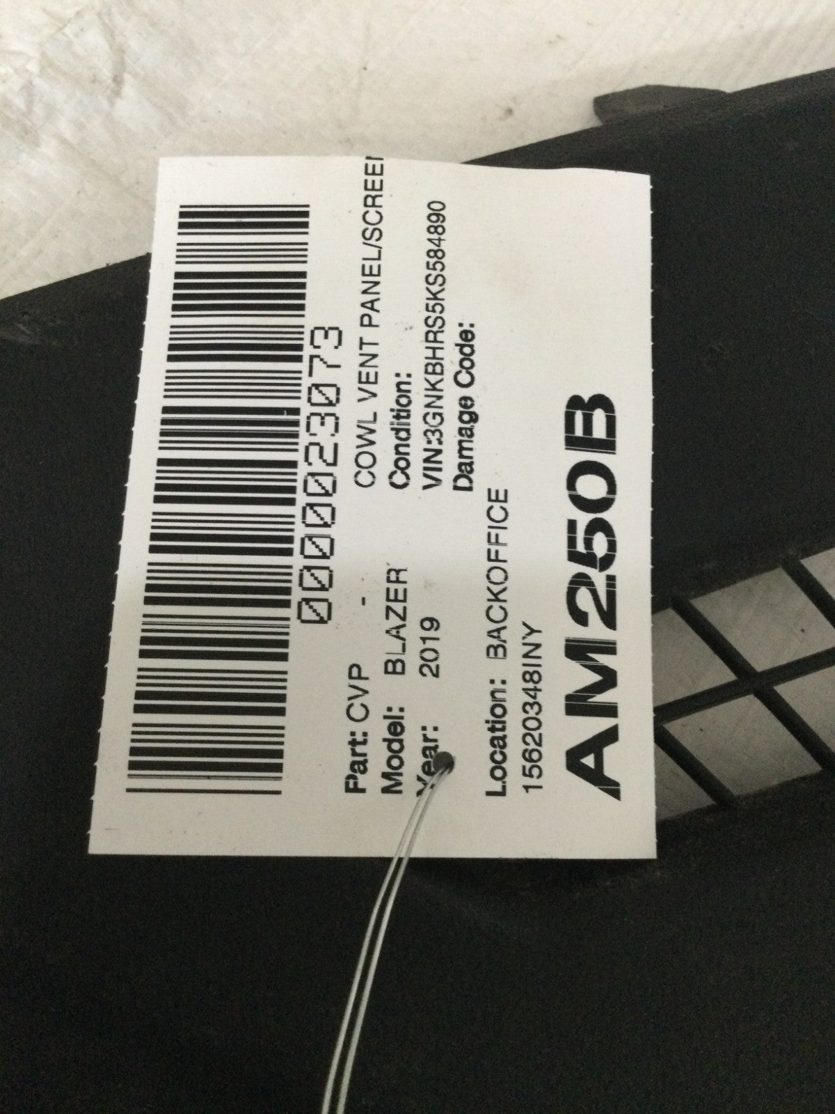 2019 Chevrolet Blazer Upper Dashboard Air Vent Trim OEM 42441366