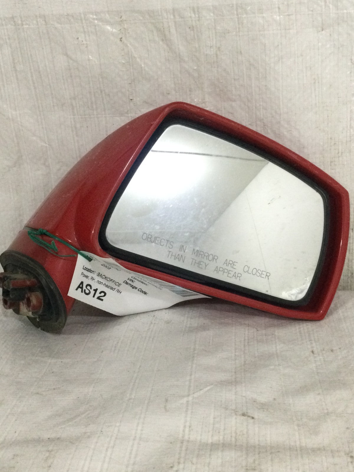 2003 Hyundai Tiburon Right Passenger Side Door Mirror OEM