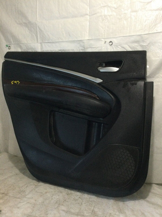 2016 Acura MDX Rear Left Side Door Trim Panel OEM