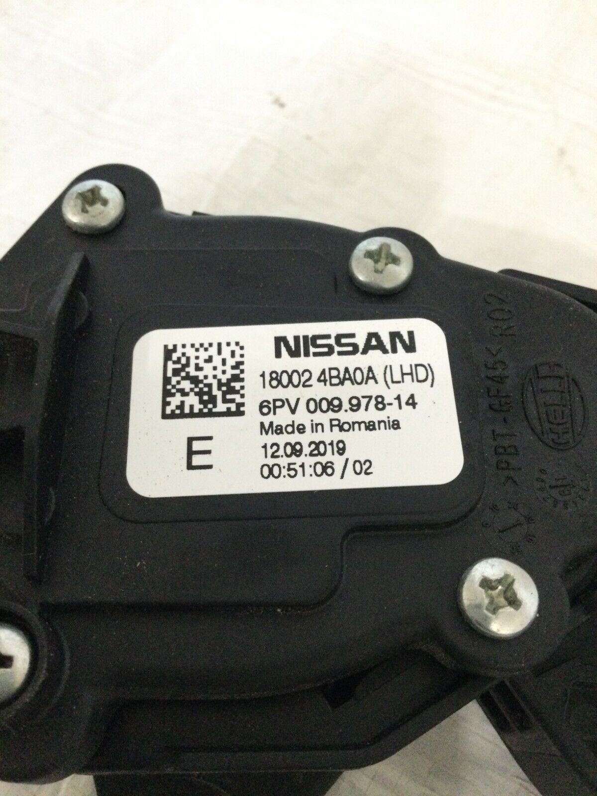 2018-2020 Nissan Rogue Accelerator Gas Pedal 180024BA0A OEM