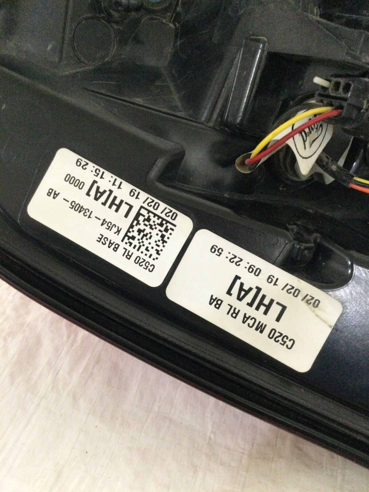 2019 Ford Escape LH Rear Left Driver Side Outer Tail Light Halogen OEM