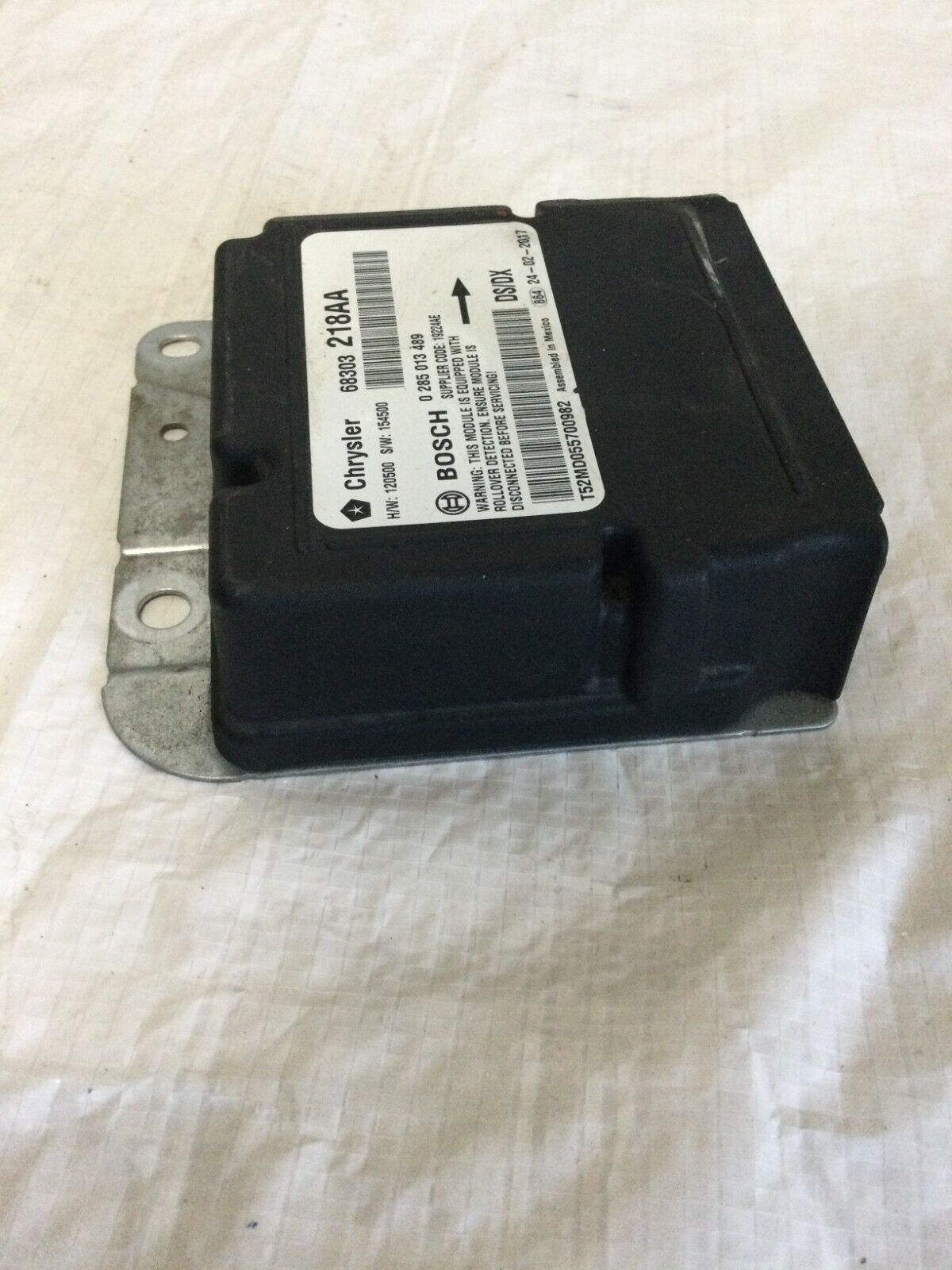 2017 Ram 1500 SRS Control Module 68303218AA OEM