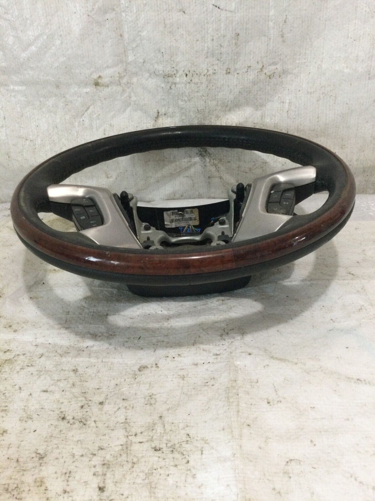 2007 Cadillac Escalade ESV Wood Grain Strng Wheel OEM ( Switches Not Working)