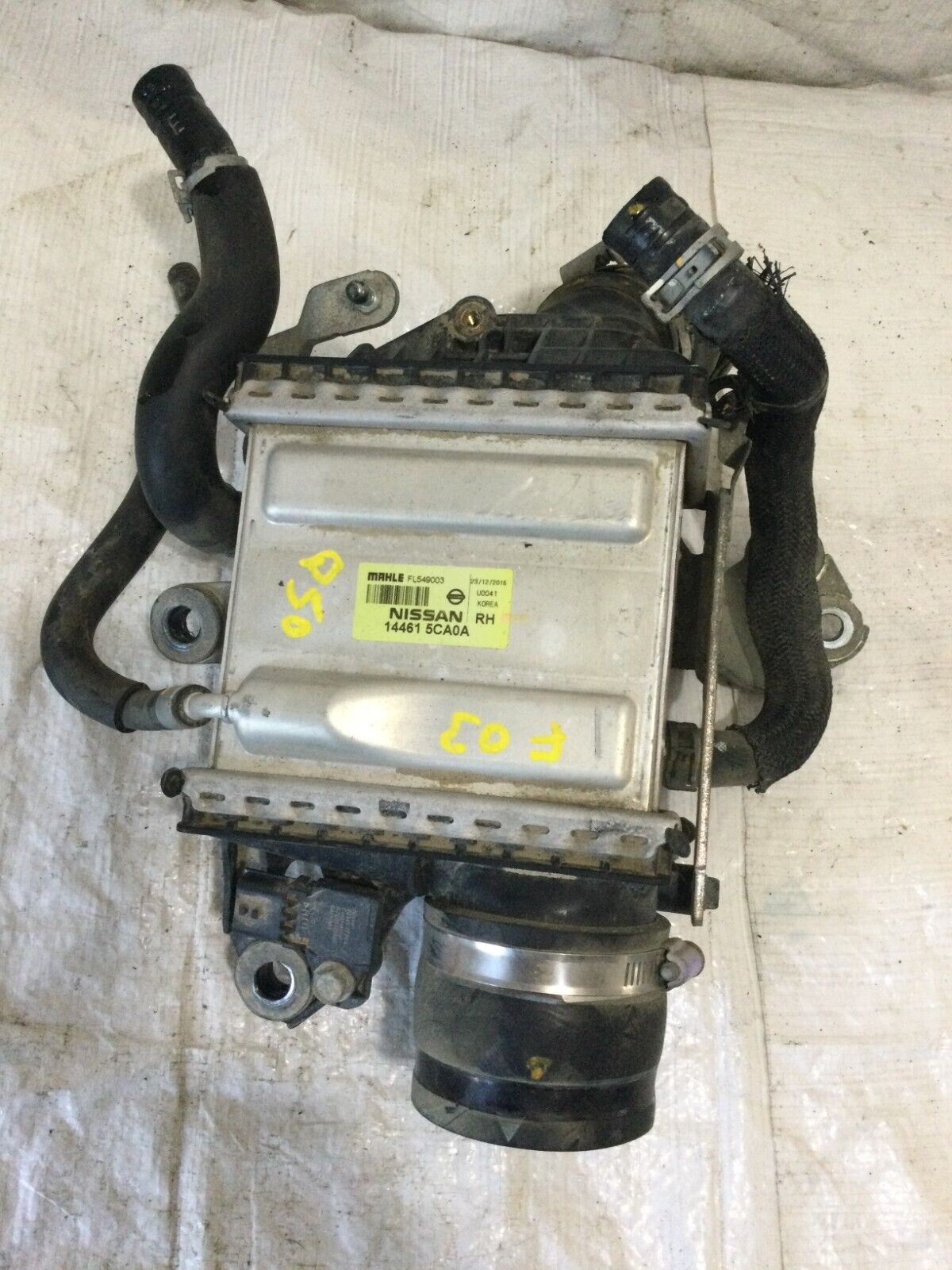 2017 Infiniti Q50 Right Side Intake Intercooler OEM