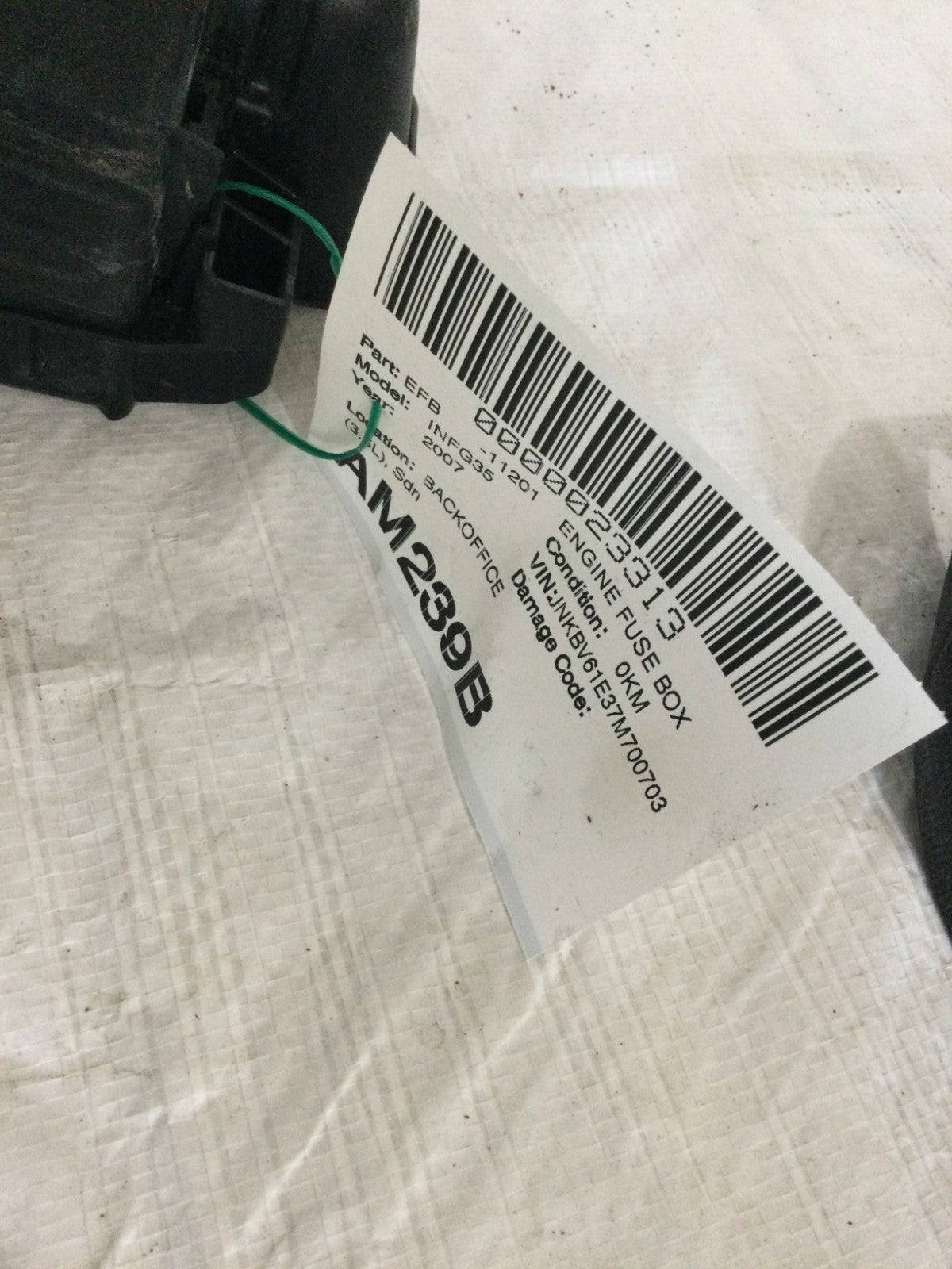 2007 Infiniti G35 Engine Controller Fuse OEM 284B7JA80A