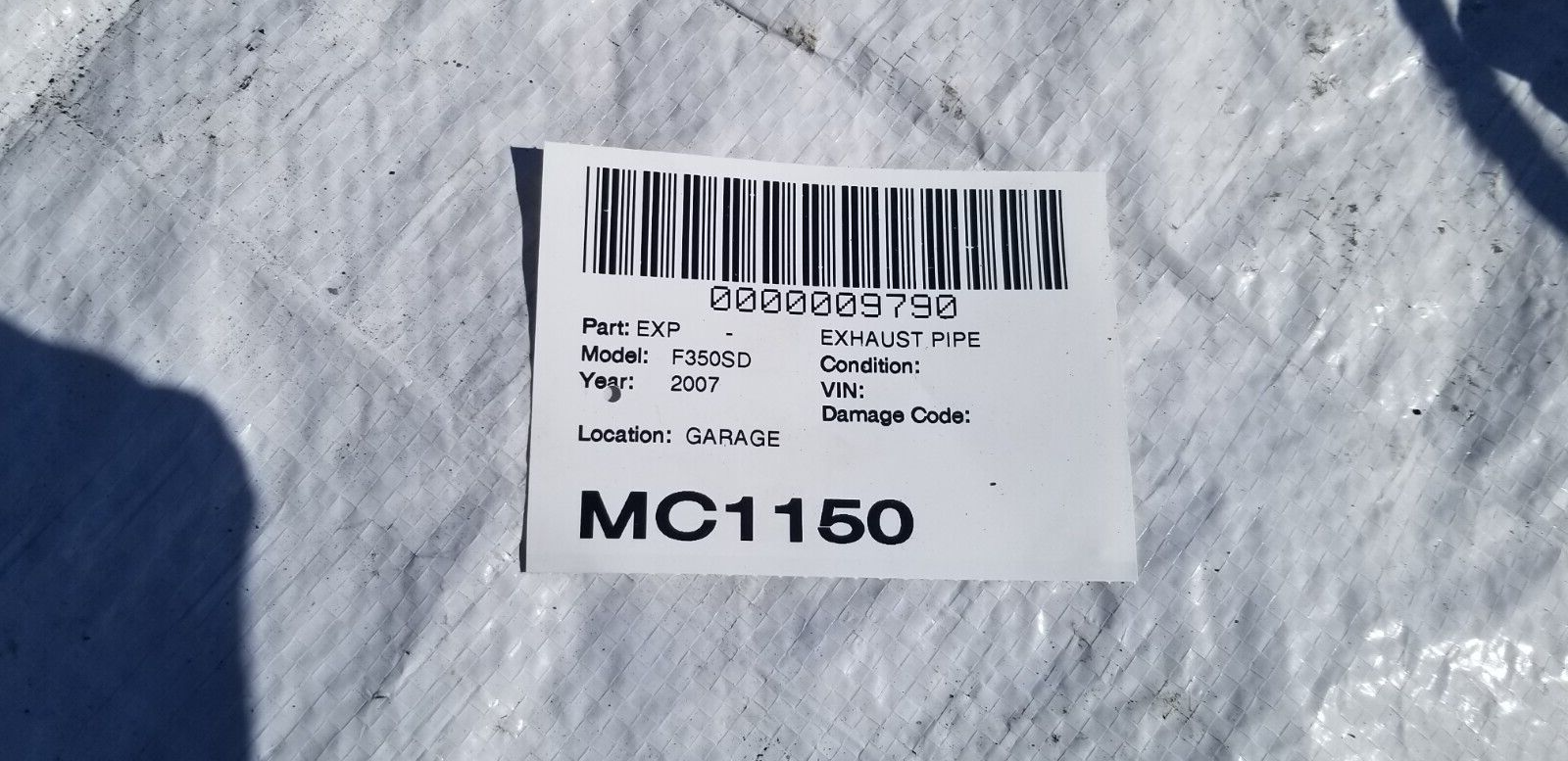 2007 Ford F-350 Super Duty F350SD Down Pipe OEM