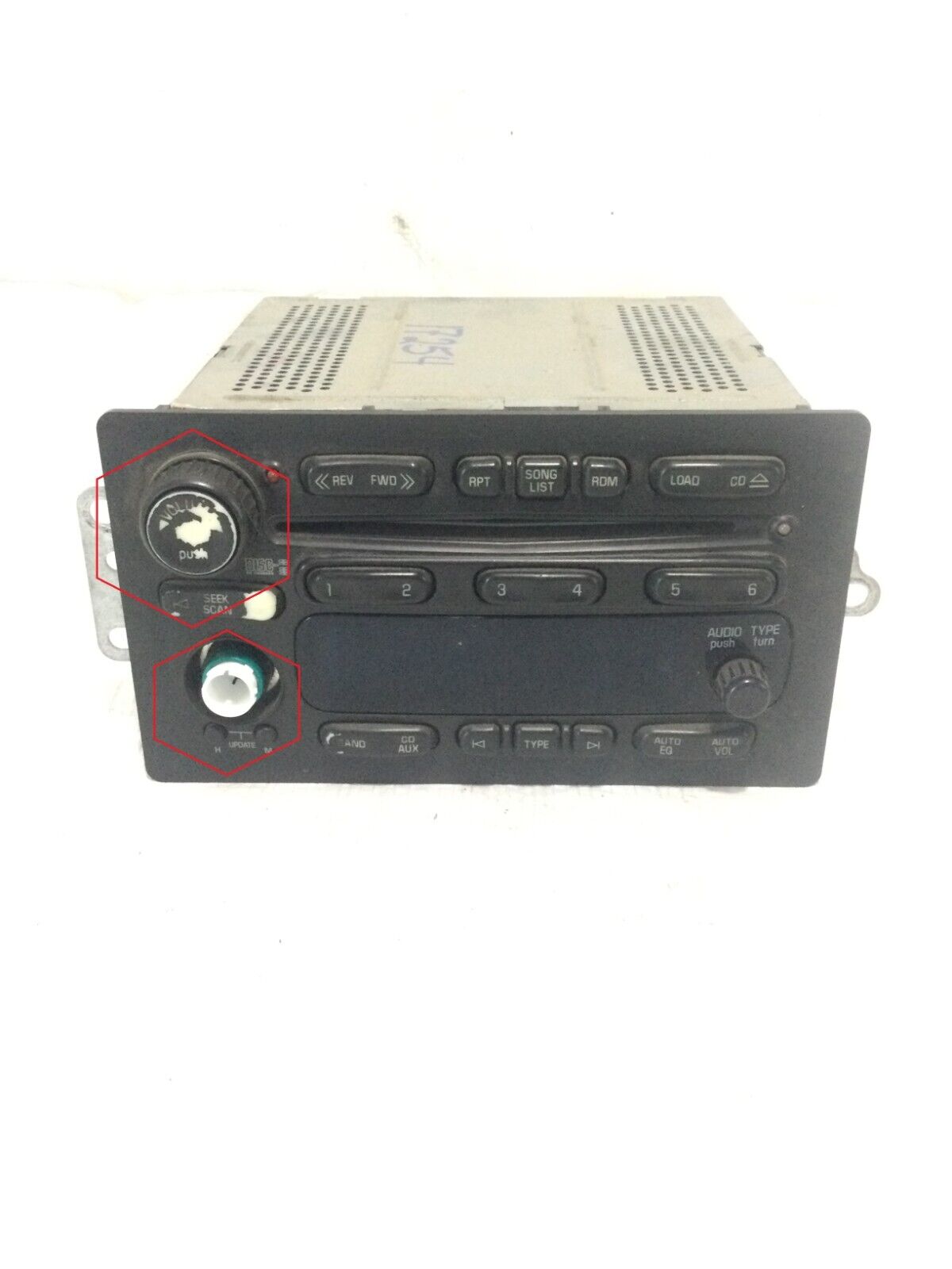 2006 GMC Sierra 2500HD Stereo AM FM Radio 6 Disc Changer CD Player OEM