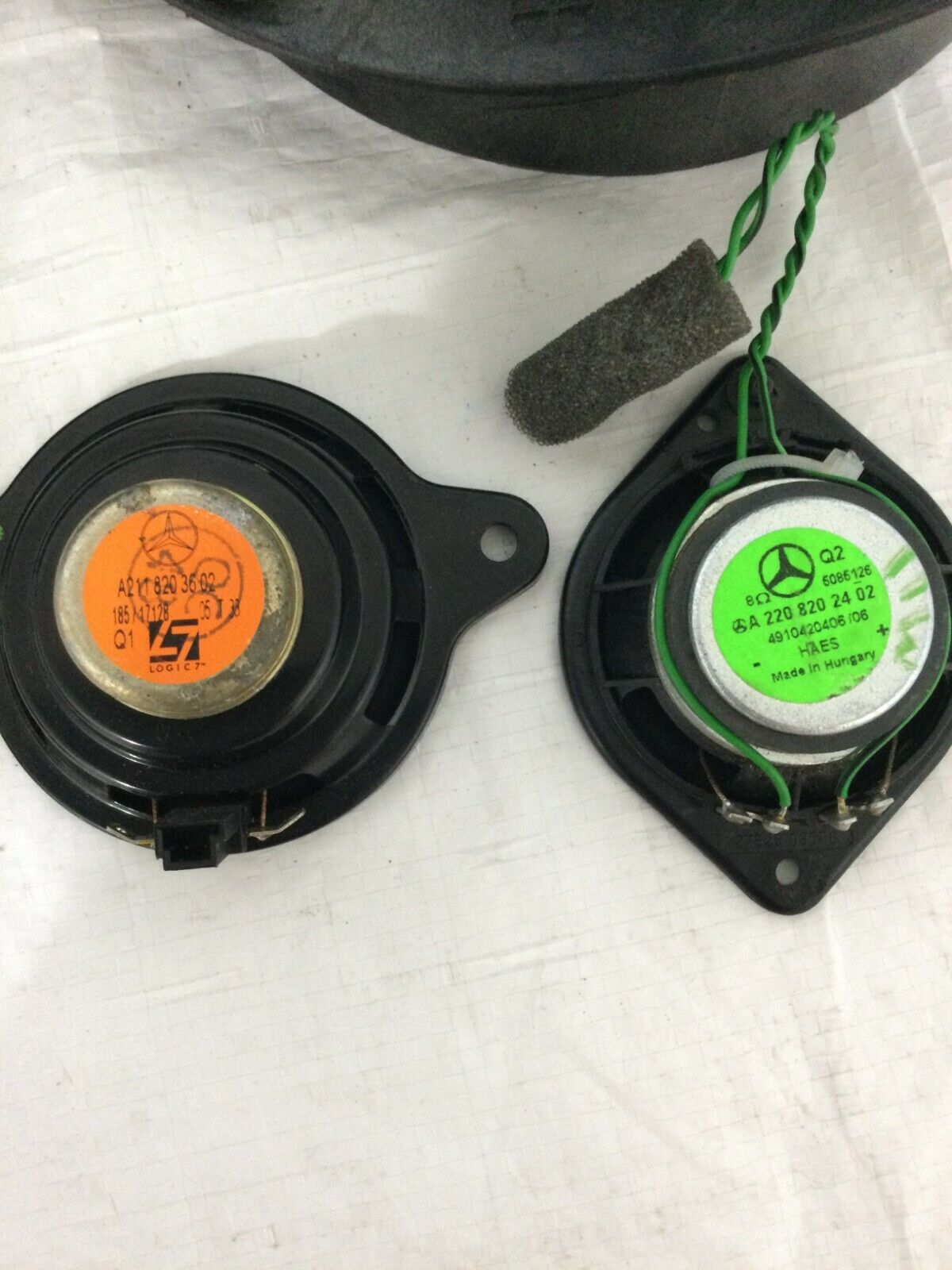 2003-2006 Mercedes Benz W211 E55AMG Speaker Tweeter Set of 7 OEM