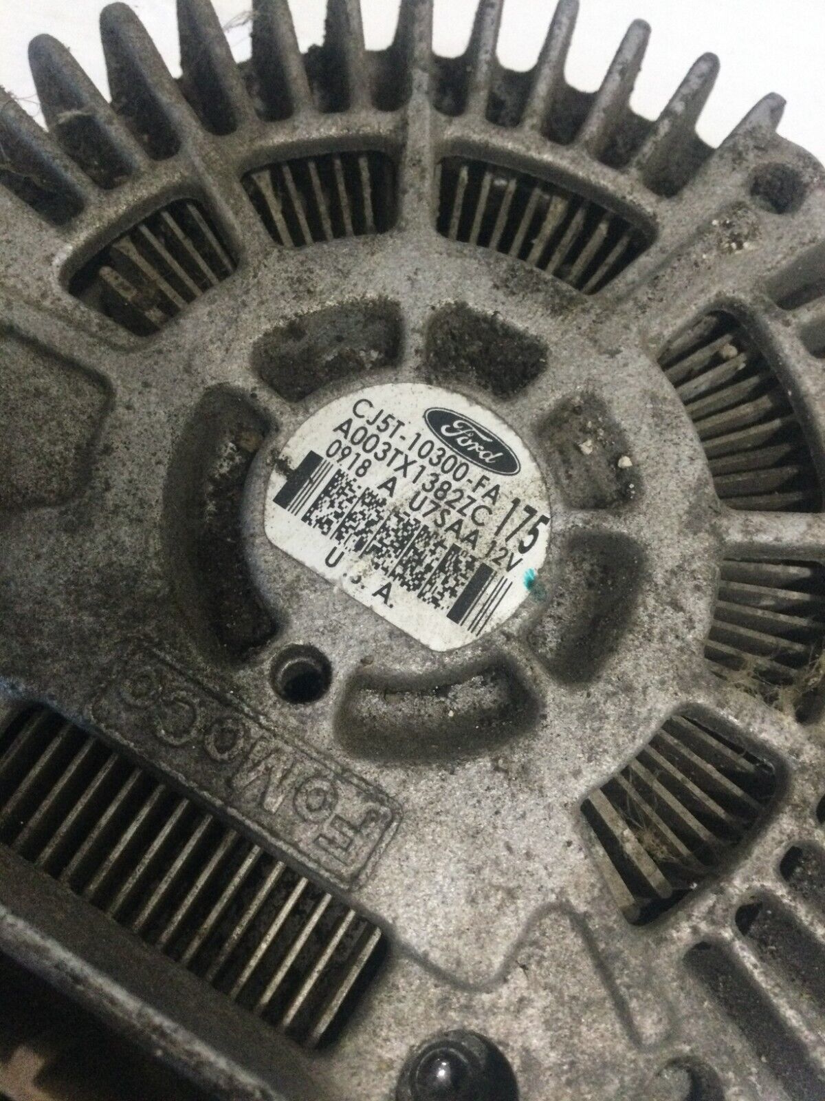 2017-2019 Ford Escape Alternator Motor OEM 2.0L CJ5T-1033-FA OEM