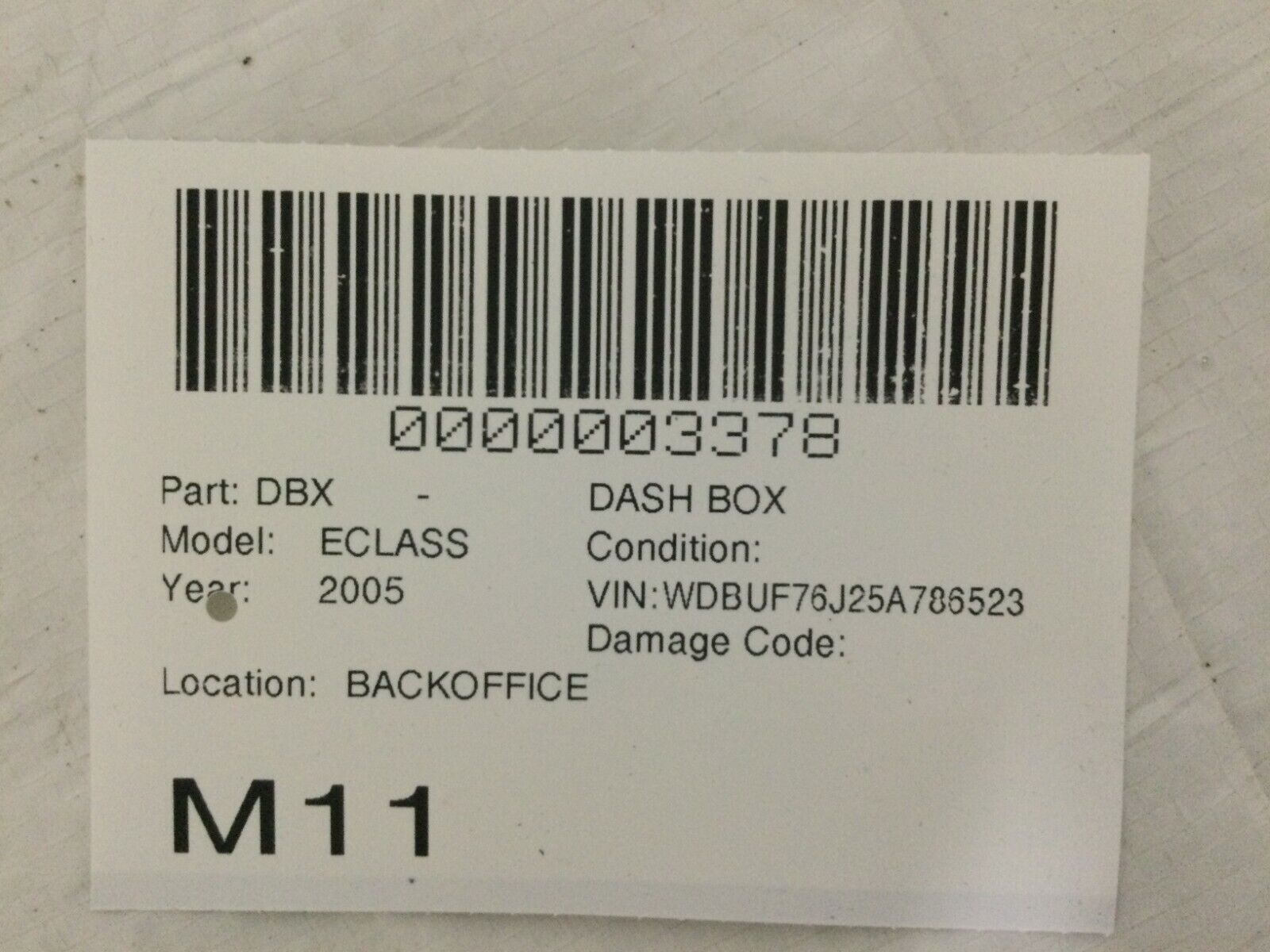 2003-2006 Mercedes Benz W211 E55AMG Center Ashtray Dash Storage OEM 2118204075