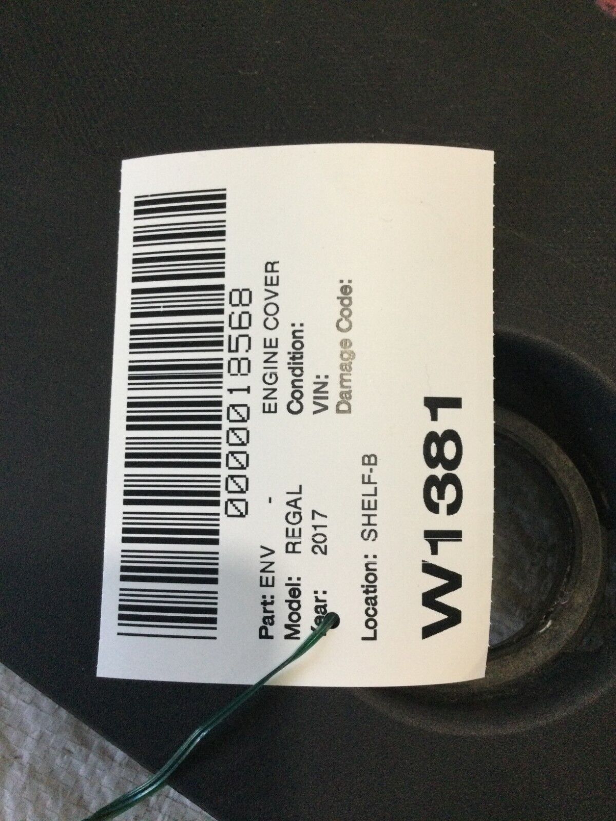 2017 Buick Regal Engine Motor Appearance Cover OEM 12684017