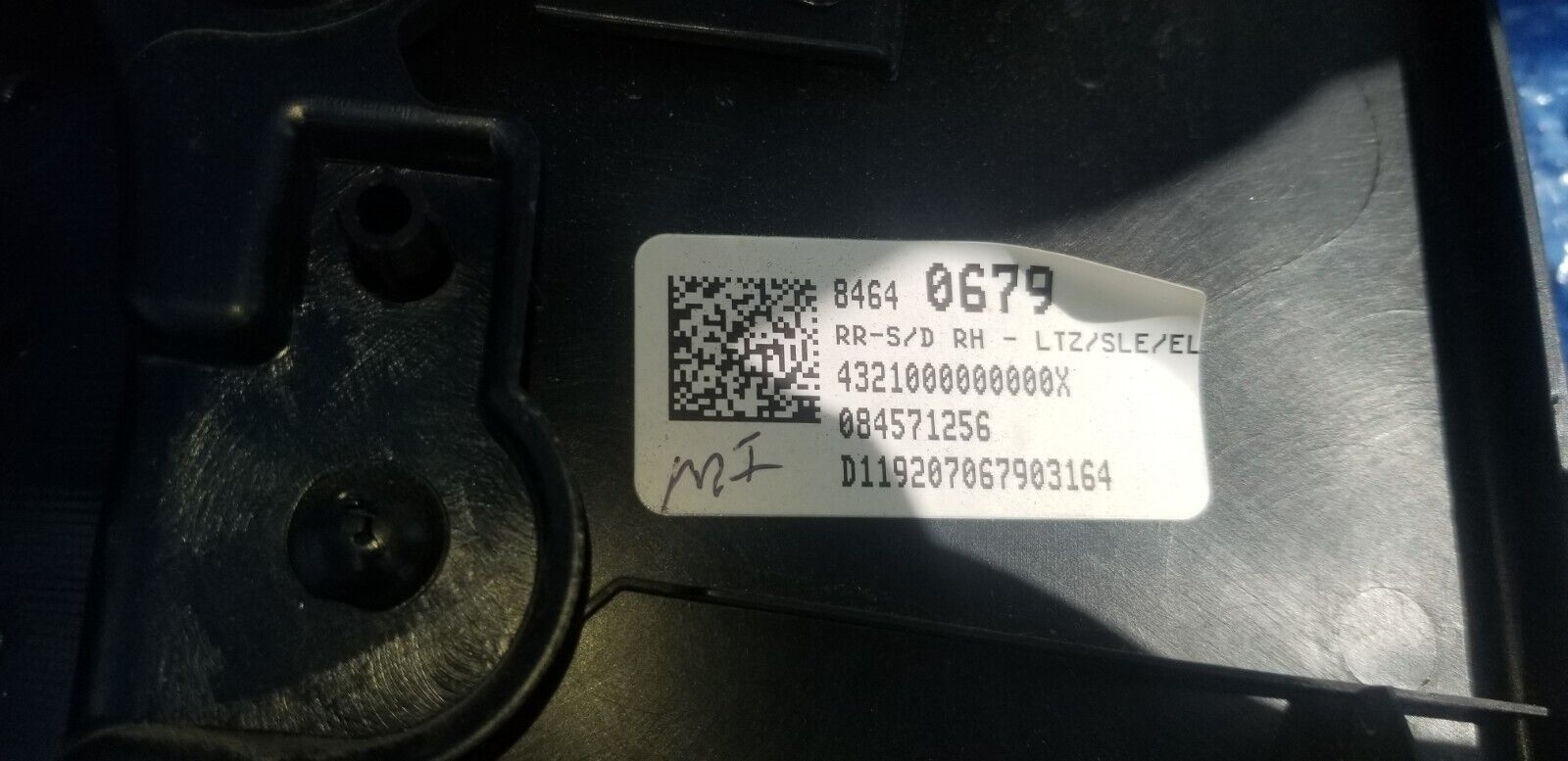 2019 GMC Sierra 1500 Rear Right Door Trim Panel OEM AT4 Crew Cab Pickup