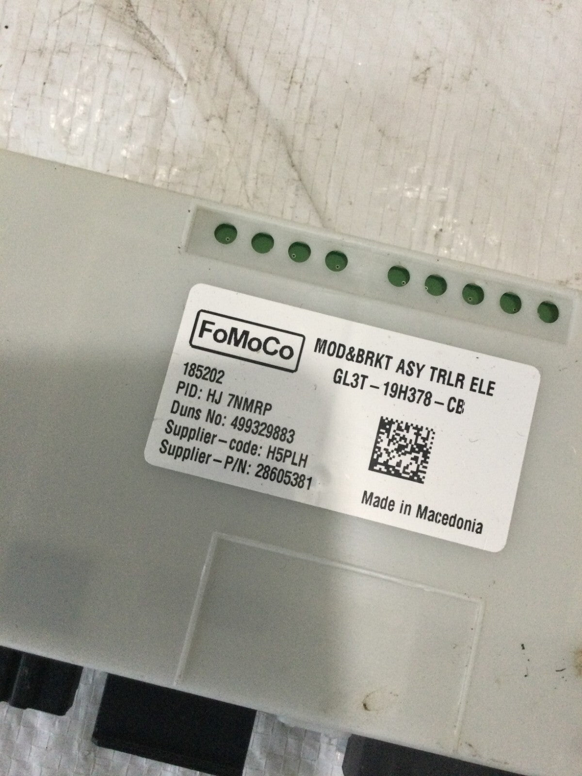 2018-2020 Ford F-150 F150 Trailer Towing Control Module OEM GL3T-19H378-CB