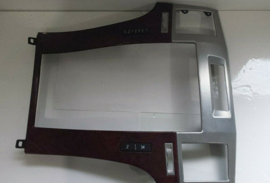 2007-2013 Cadillac Escalade Center Dash Radio Bezel Trim Ruby Wood 15933149