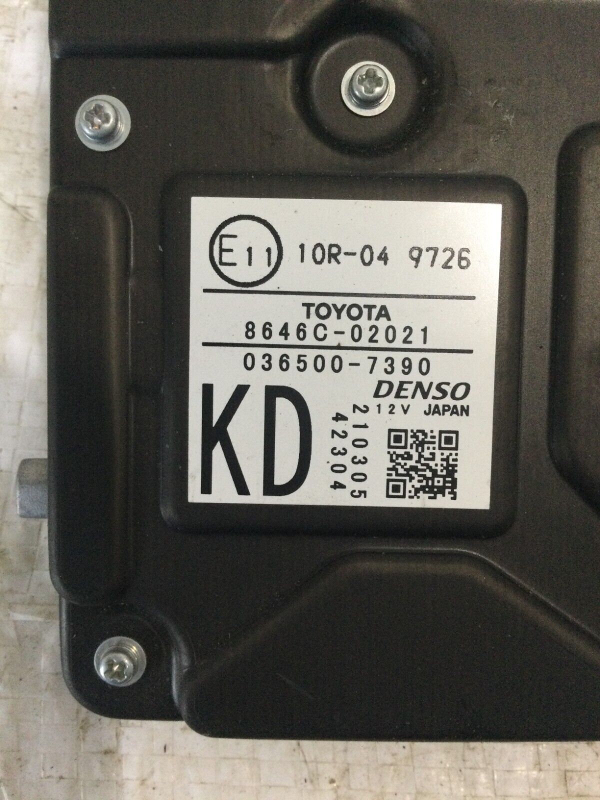 2021 Toyota Corolla Forward Recognition Camera /Projector 10r-049726 OEM