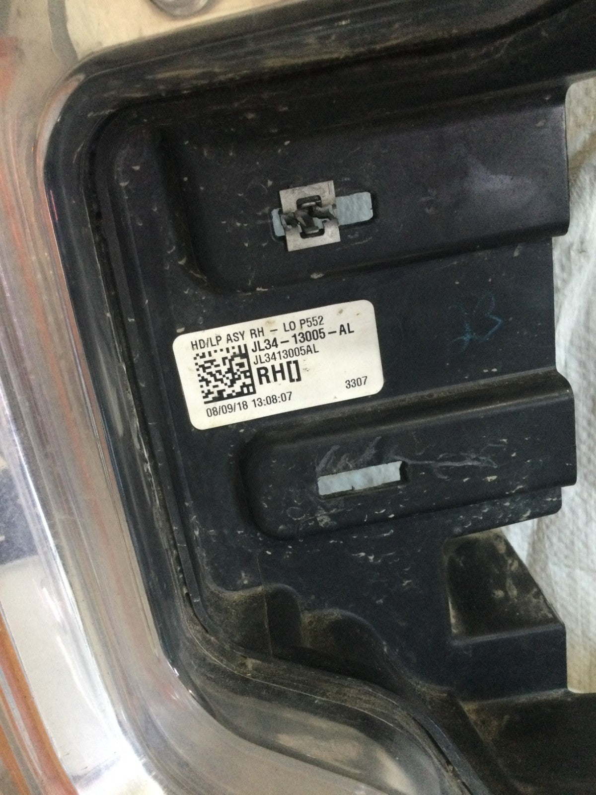 2018 Ford F150 F-150 Right Halogen Headlight Headlamp OEM JL34-13005-AL