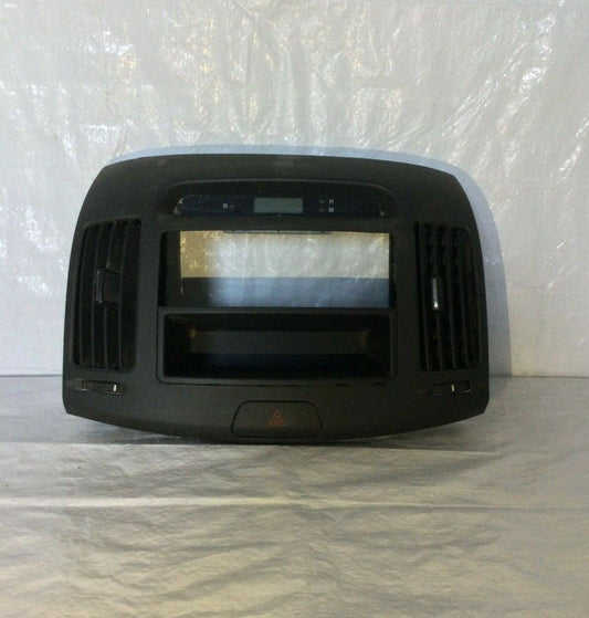 2007 Hyundai Elantra Dash Radio Trim Bezel W/ Air Vent Clock Storage Cubby OEM