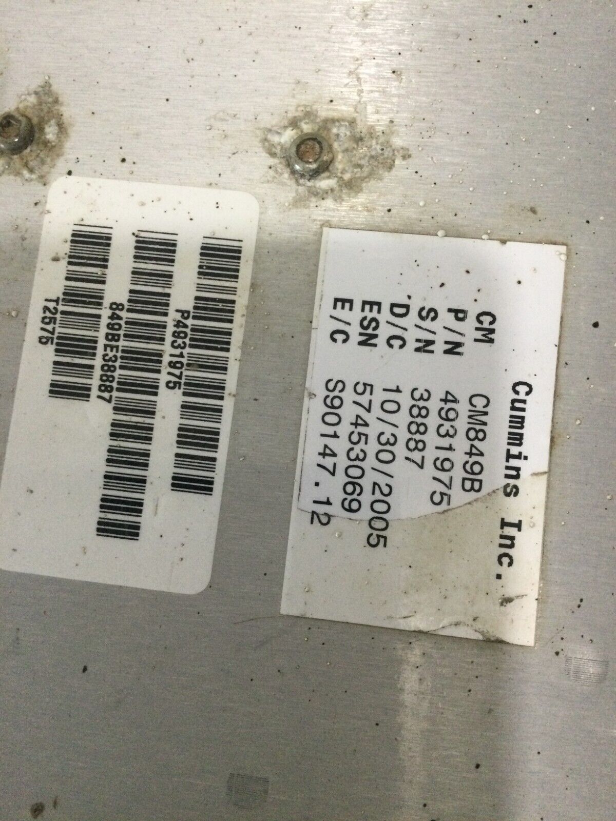 2007  Dodge Ram Cummins 3500 ECM Engine Control Module 4931975 OEM