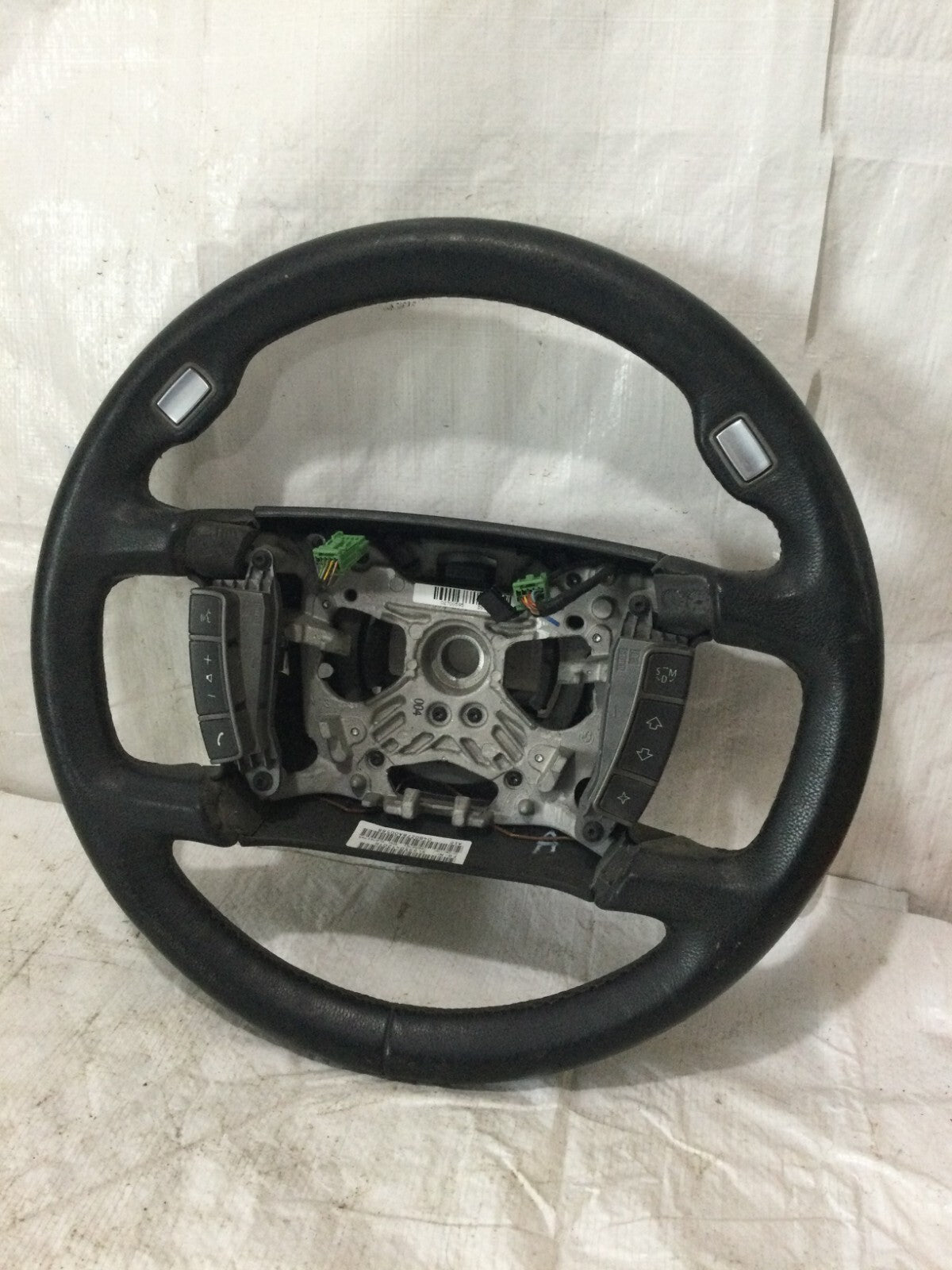 2004 BMW 745I Black Steering Wheel W/ Control Buttons OEM