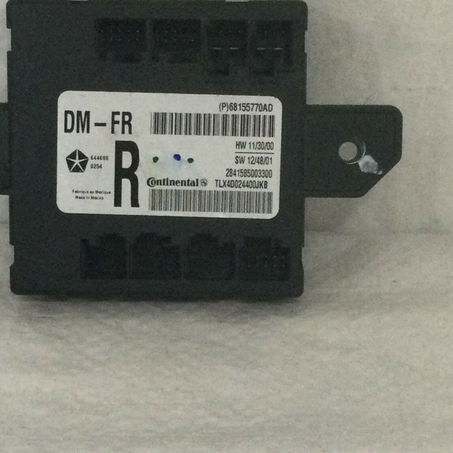 2017 Dodge Ram 1500 Front Right Door Control Module 68155770AD OEM