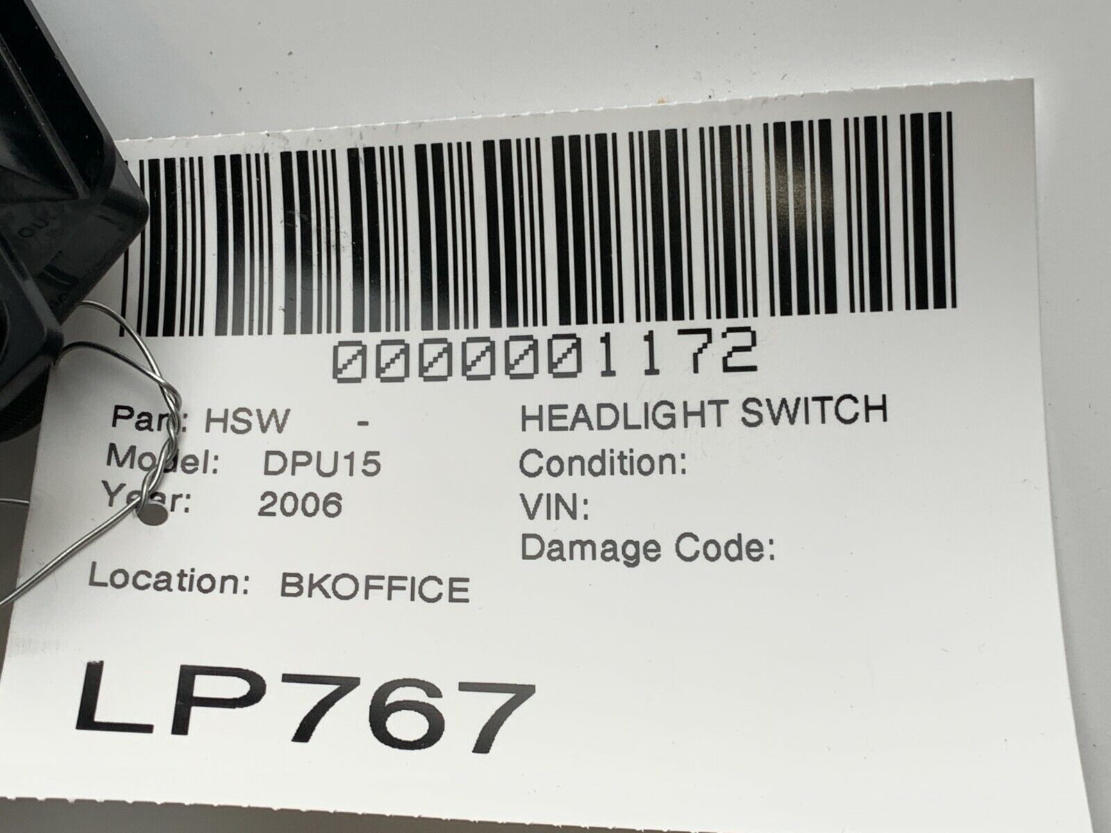 2006-2008 Dodge Ram 1500 Headlight Headlamp Switch with Cargo 56049637AD OEM