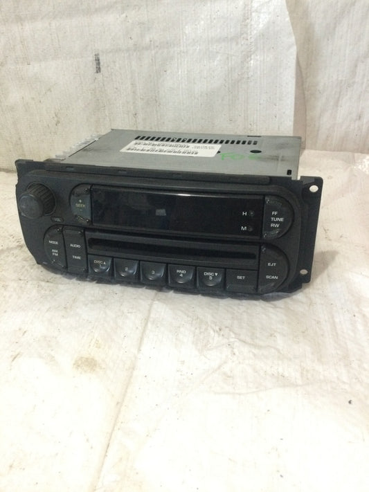 2002-2005 Dodge Ram 1500 Audio Radio Stereo Unit AM FM CD Player 05091506AD