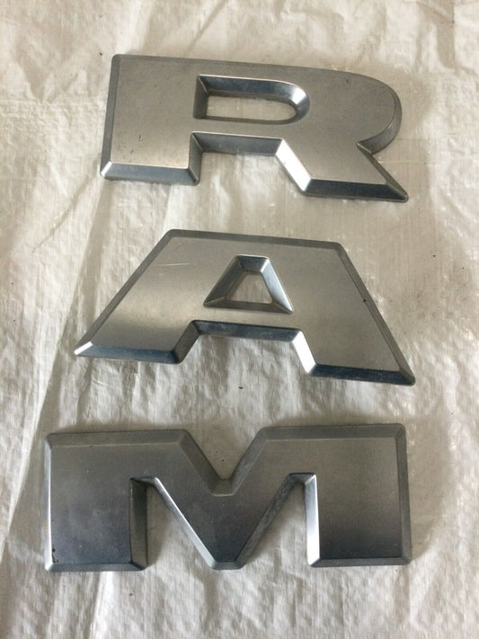 2017 Dodge Ram 1500 Front Grill Chrome Letters OEM