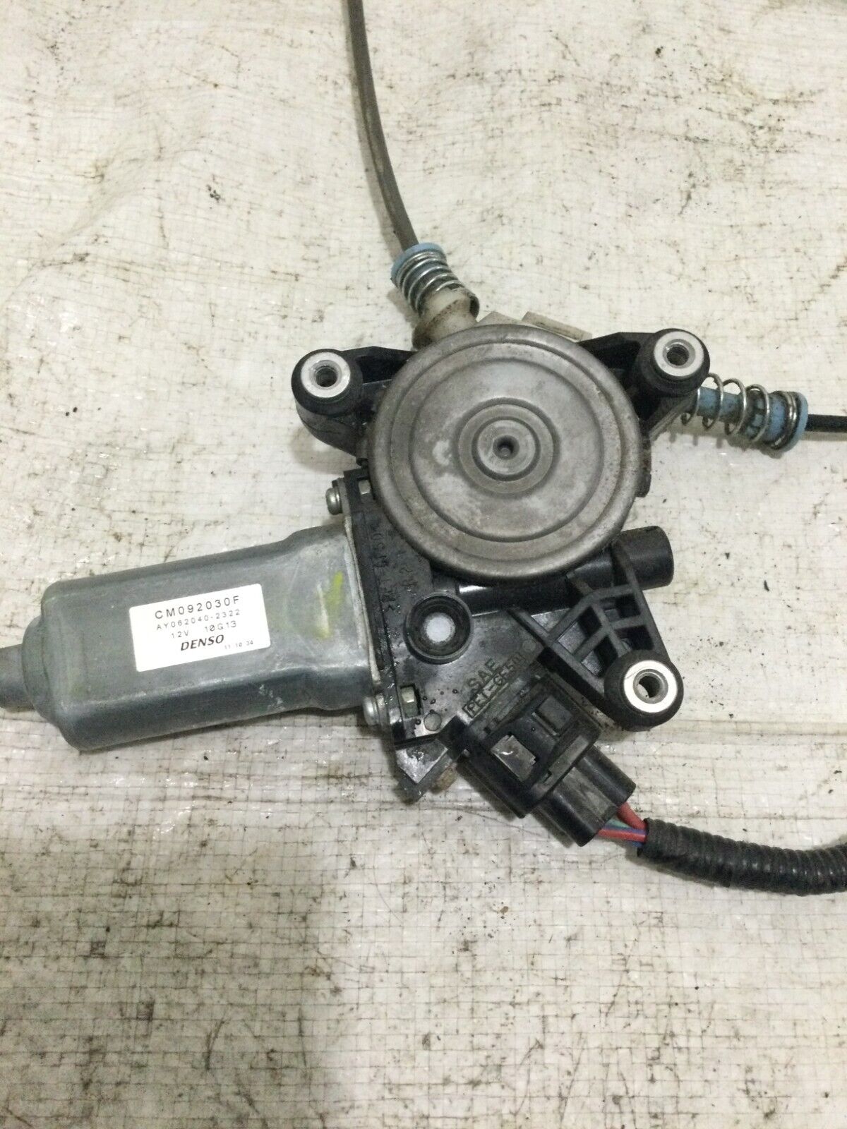 2007 Acura TL Front Right Side Door  Regulator W/Motor CM092030F OEM
