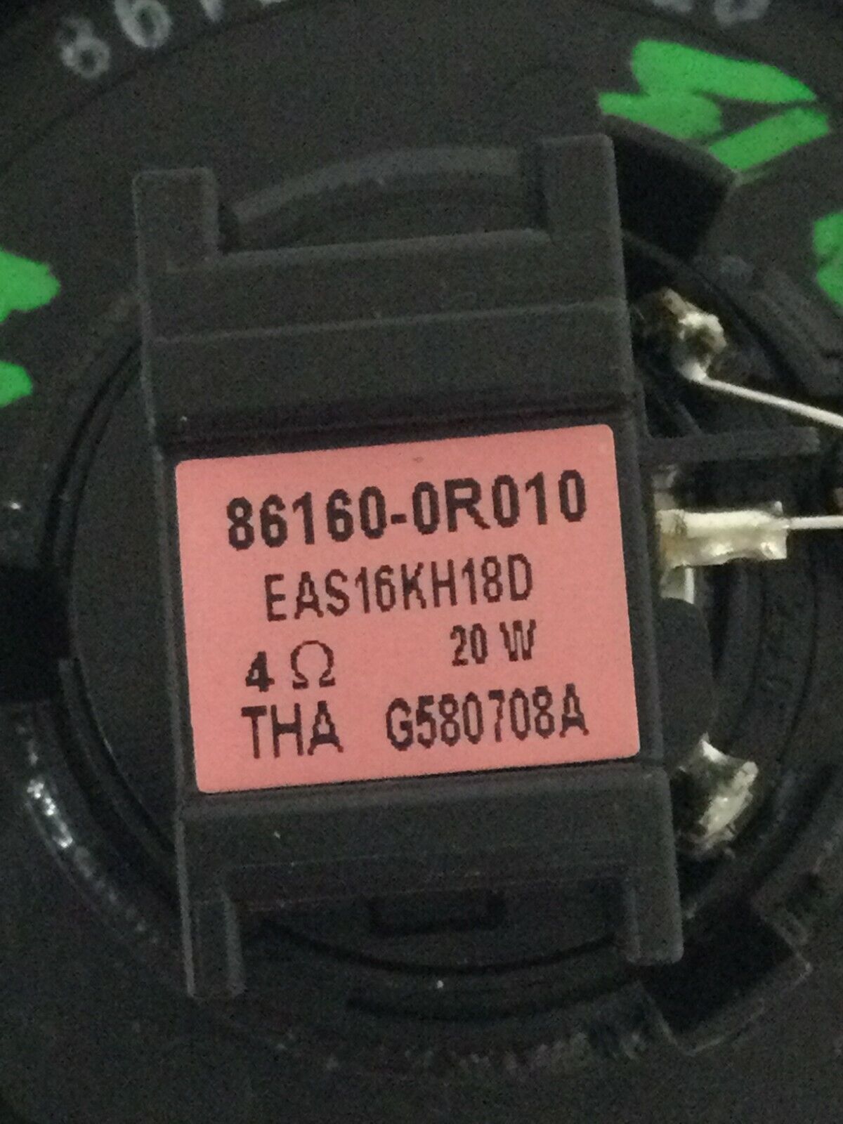 2016 Toyota Rav4 Left Driver Side Speaker 86150-0R010 OEM