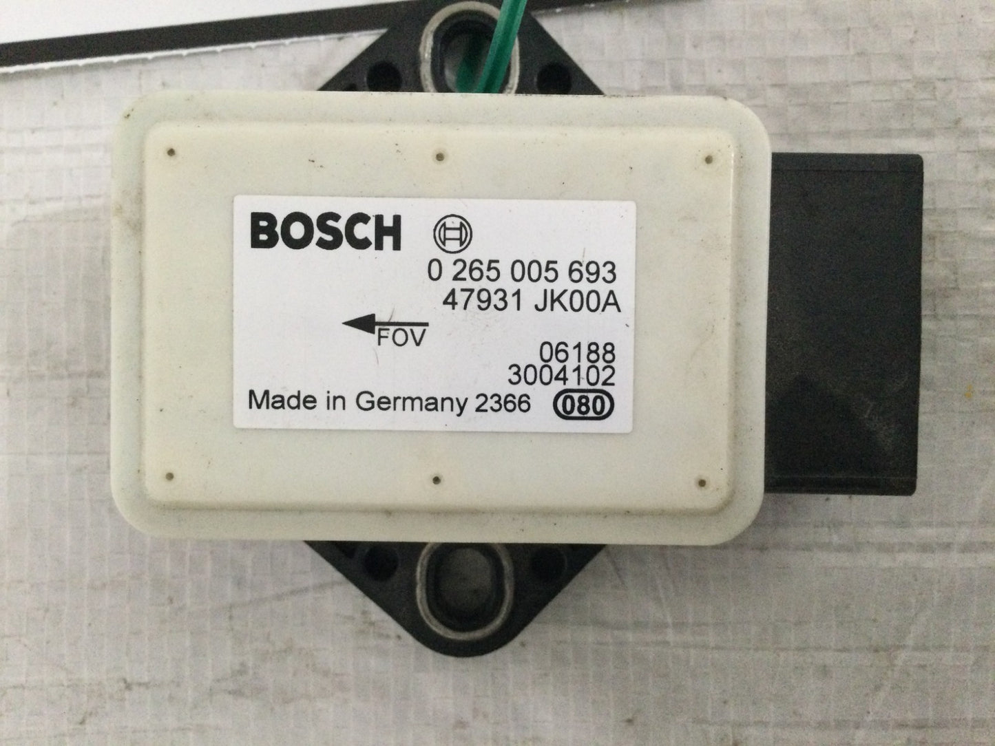 2007-2008 Infiniti G35 3.5L Yaw Rate Sensor OEM 0265005693