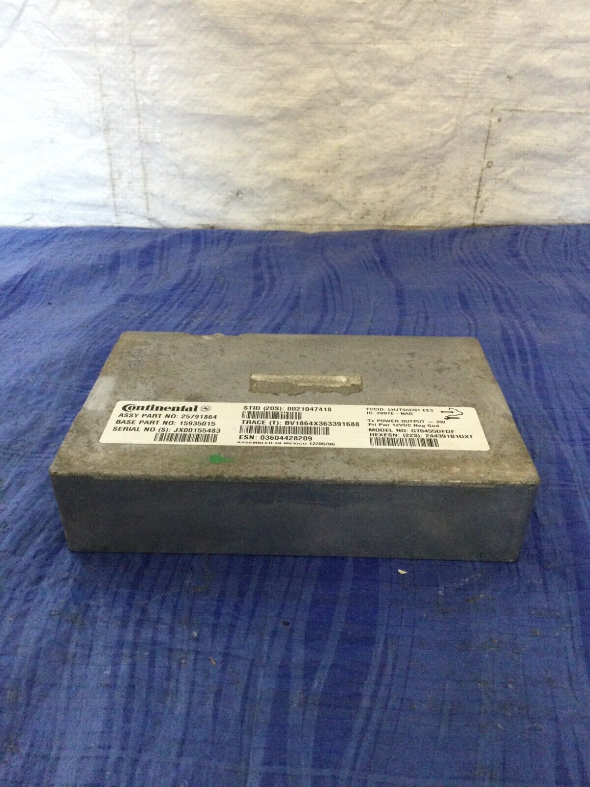 2007-2009 Cadillac Escalade ESV Onstar Communication Module OEM 25791864