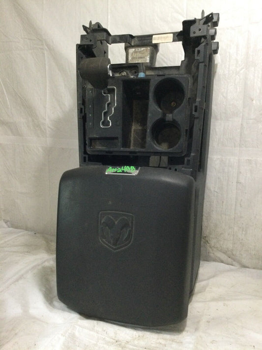2009-2010 Dodge Ram 1500 Front Console Lid Arm Rest W/ Floor Shifter OEM