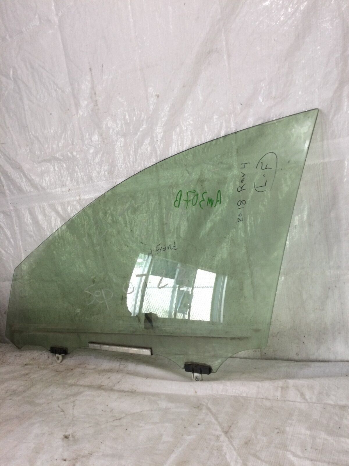 2018 Toyota Rav4 Front Left Door Window Glass OEM