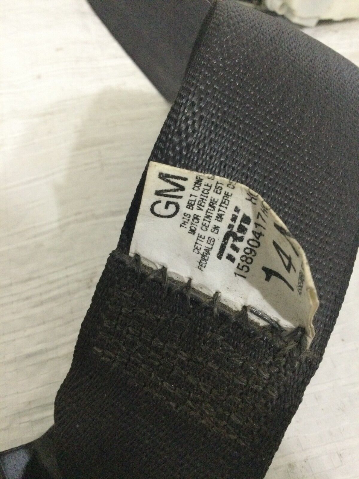 2007 GMC Sierra 1500 Rear Left Seat Belt OEM 15890417