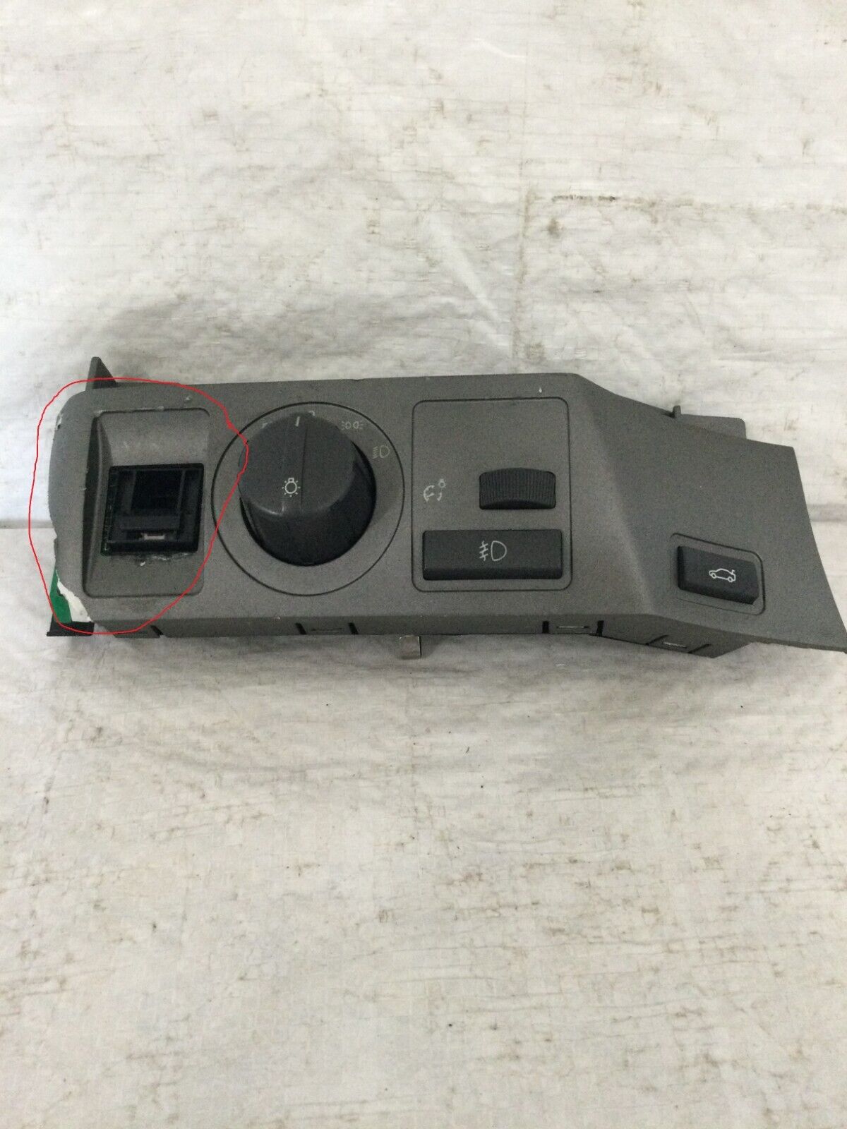 2004 BMW 745Li E65 E66 Dash Headlight Fog Dimmer Trunk open Switch OEM