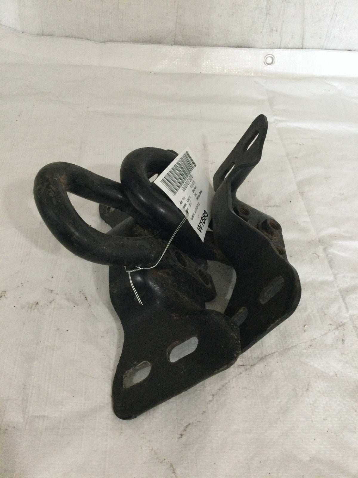 2017 Ford F350 Super Duty 2 Two Front Tow Hooks Bumper Bracket OEM