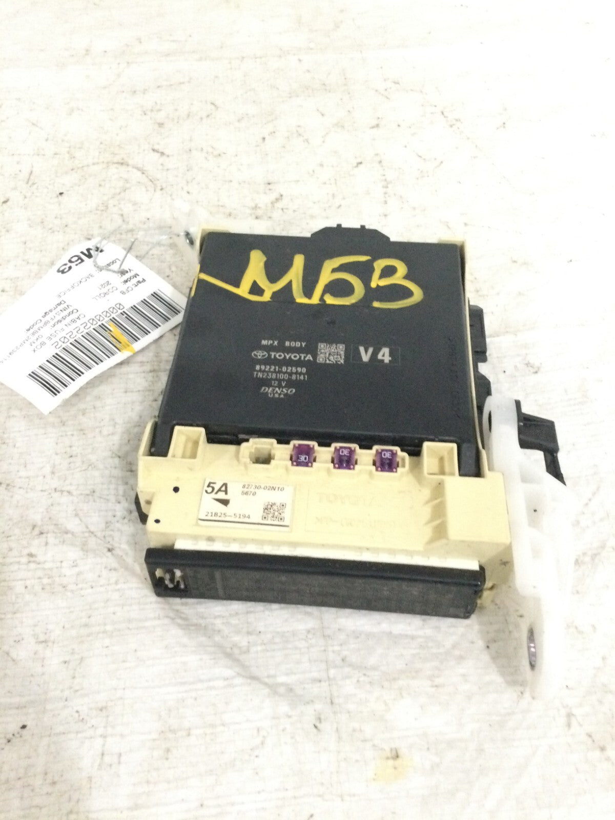 2021 Toyota Corolla Multi Network Control Module OEM 89221-02590