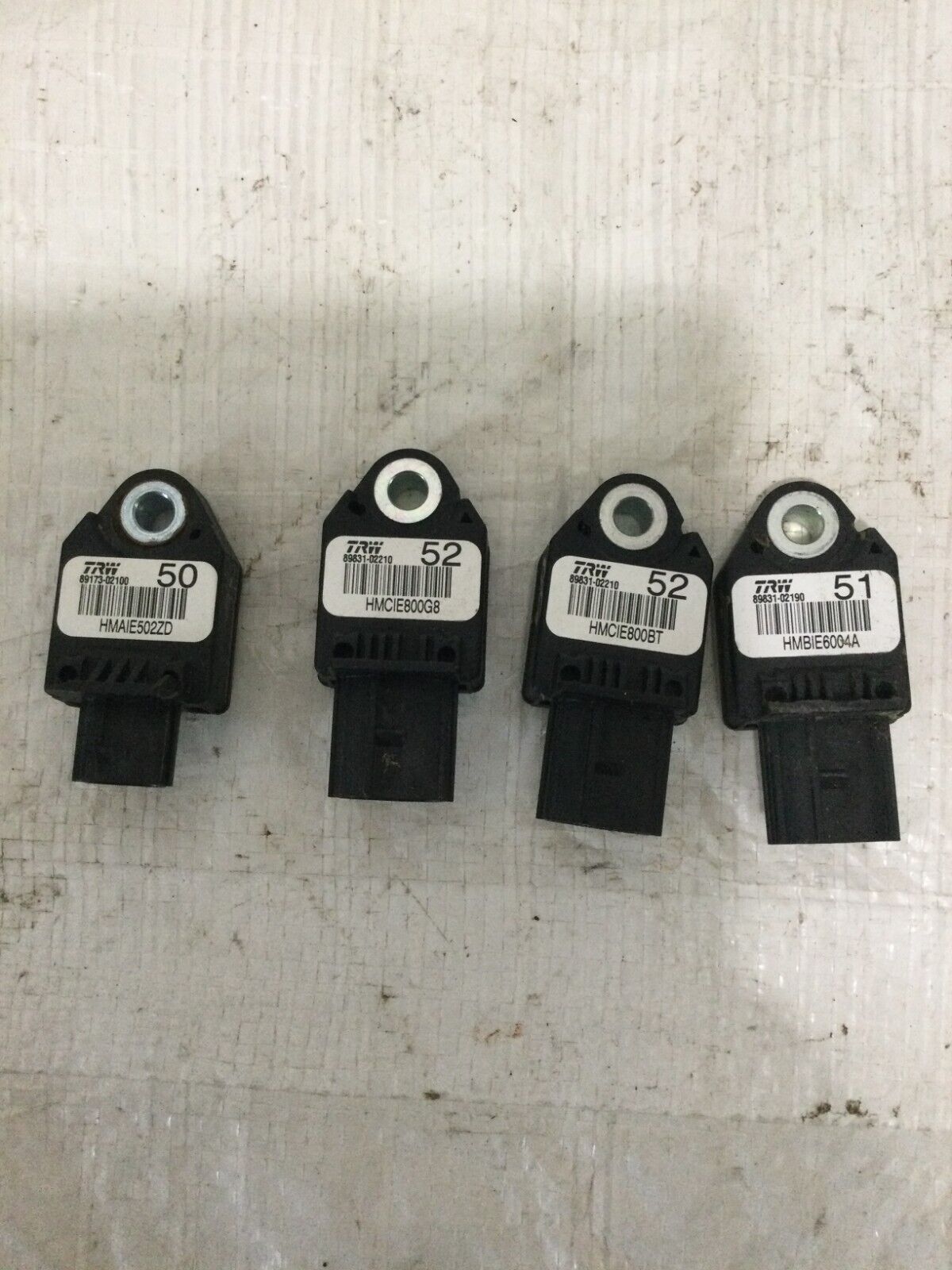 2018 Toyota Corolla Front Left Crash Sensor Module 89173-02100 OEM Set of 4