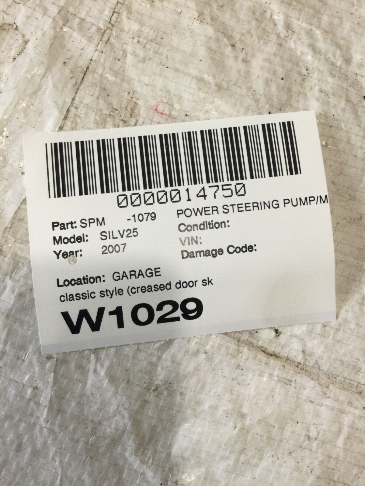 2007 Chevrolet Silverado 2500 Power Steering Pump OEM