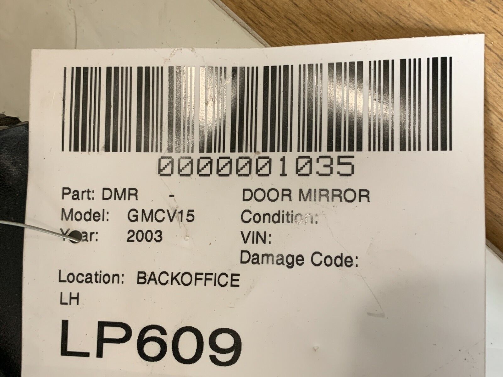 2002-2008 Dodge Ram 1500 Power Heated Chrome Cover Mirror Left Driver OEM