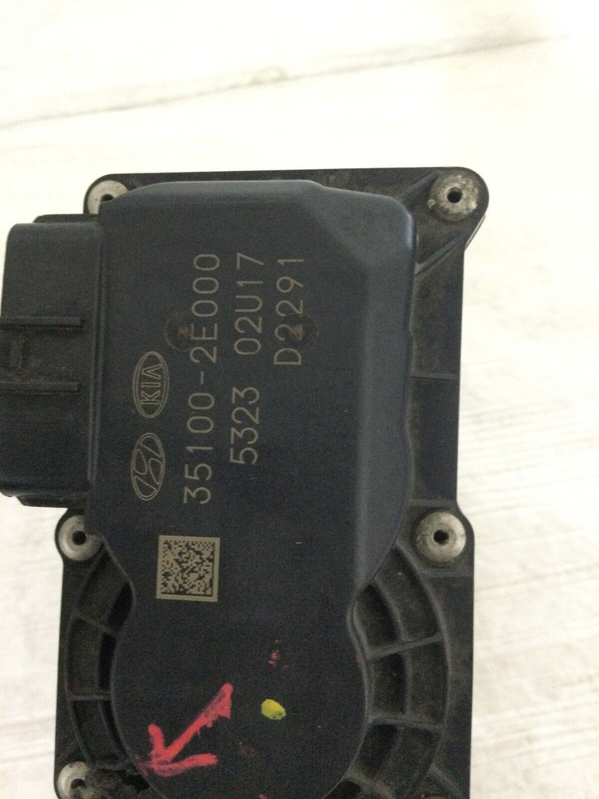 2018 Hyundai Elantra 2.0L Throttle Body Assembly 35100-2E000 OEM