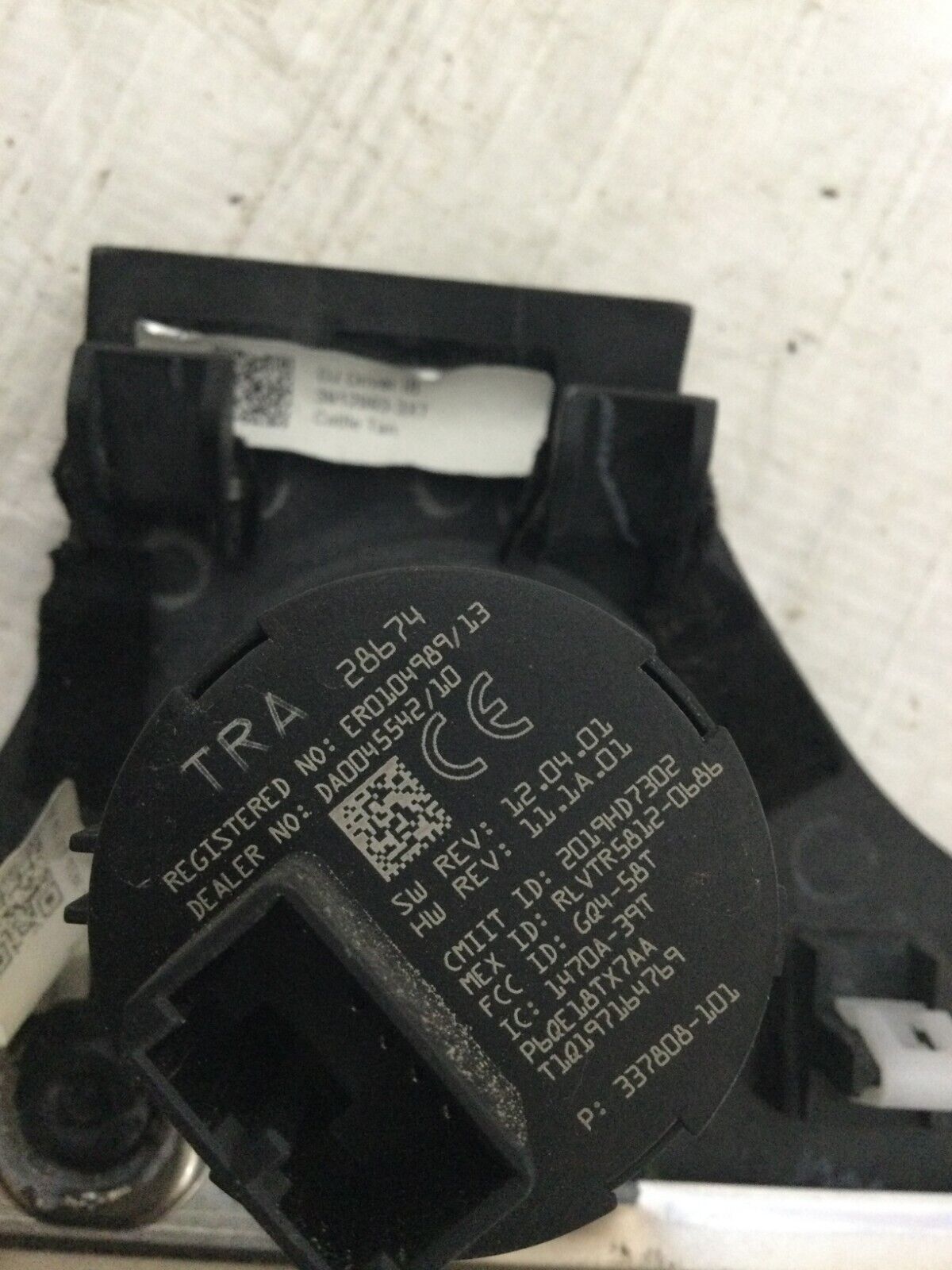 2021 Ram 3500 Longhorn Ignition Switch Control Button W/ Woodgrain Trim OEM