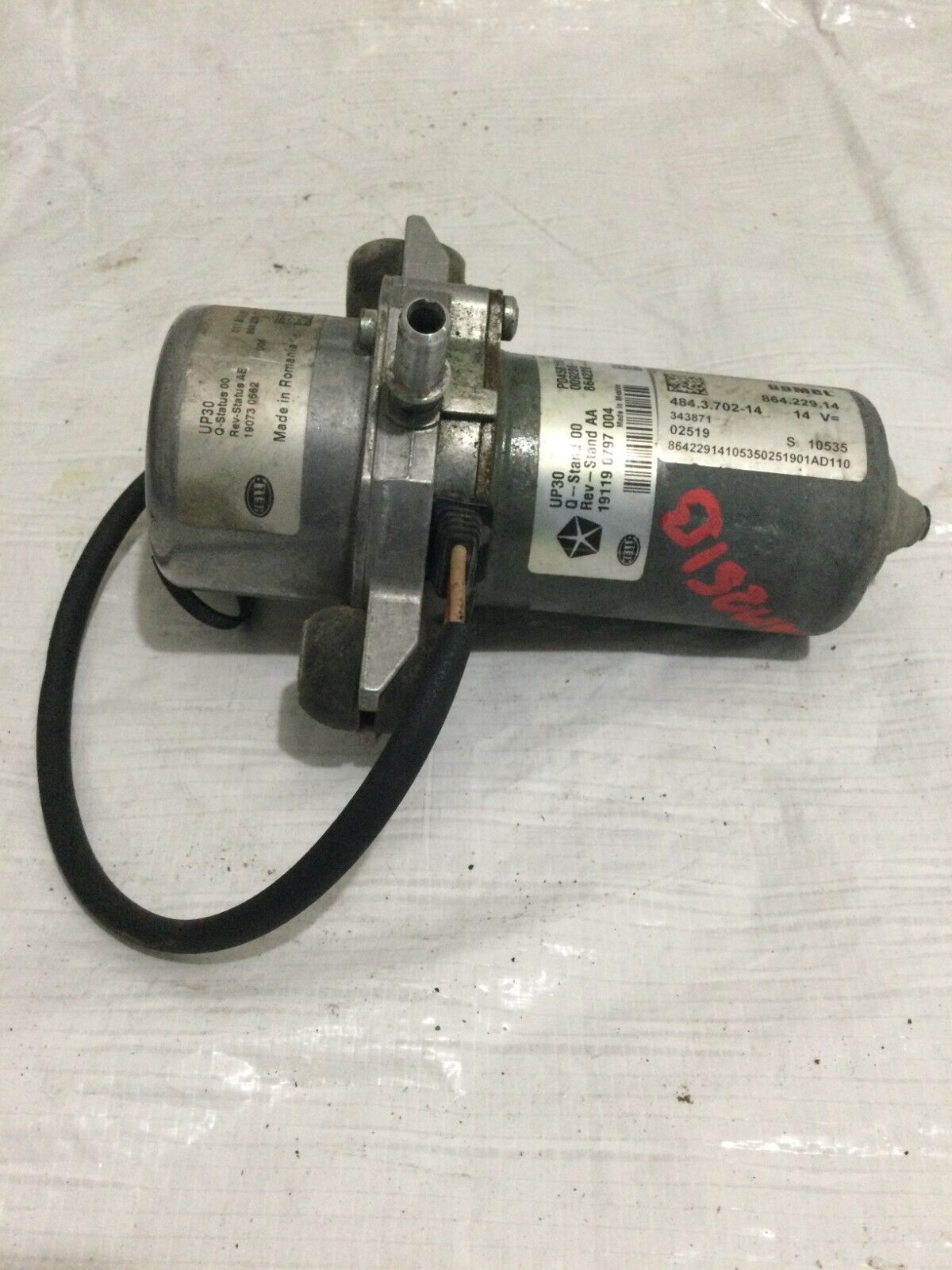 2019 Ram 1500 Pickup Brake Booster Vaccume Pump 3.6L 04581581AB OEM