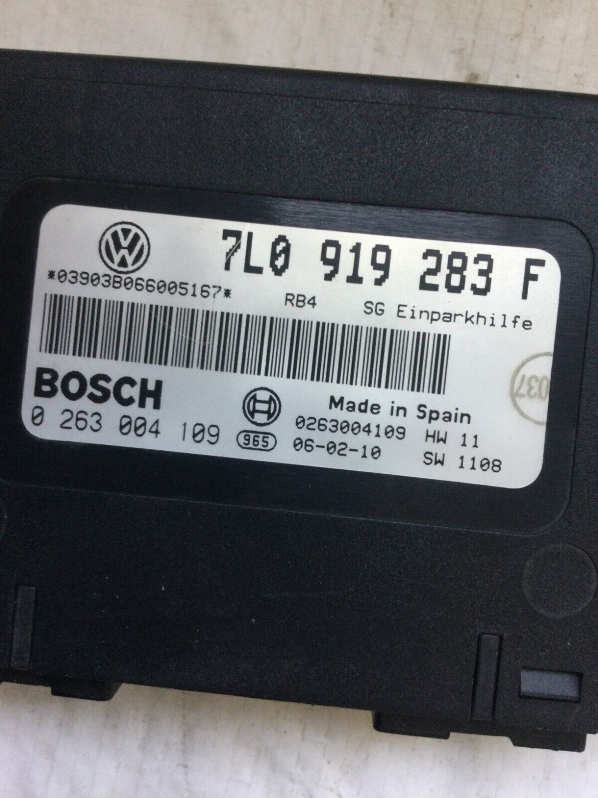 2007 Volkswagen Touareg Parking Assist Control Module OEM